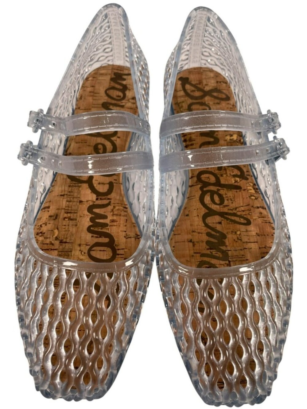 Sam Edelman Mila Jelly Flats Clear Blue Signature Collection Women's Size 6M NEW - Picture 5 of 11